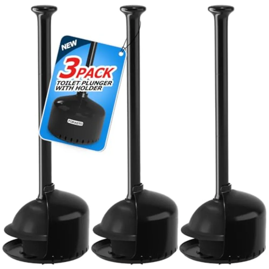 Toilet Plunger with Holder Plungers for Bathroom with Holder Toilet Plunger with Cover Bathroom Plunger Bathroom Decor Toilet B