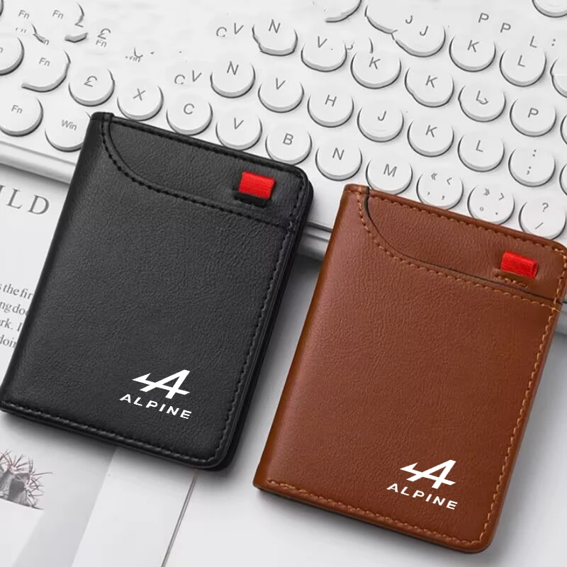 Organisateur de documents automobile multifonctionnel, sac de rangement de cartes, accessoires pour Alpine Logo Kadjar Megane Scenic Espace Kangoo A290GTS