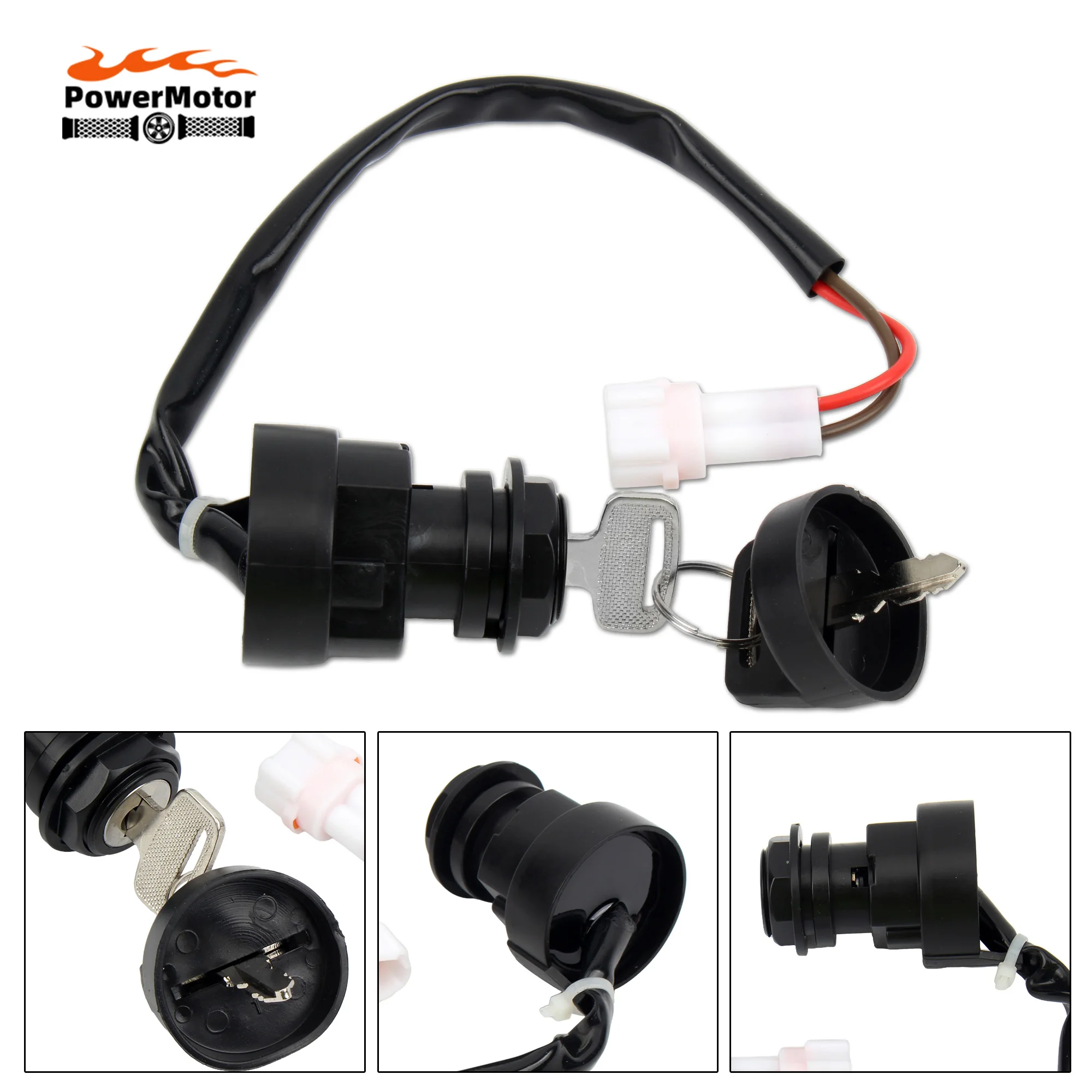 2001-2013 Motorcycle Ignition Key Switch For Yamaha RAPTOR 350 660 700 YFM350 YFM660 YFM700 Moto Accessories Parts