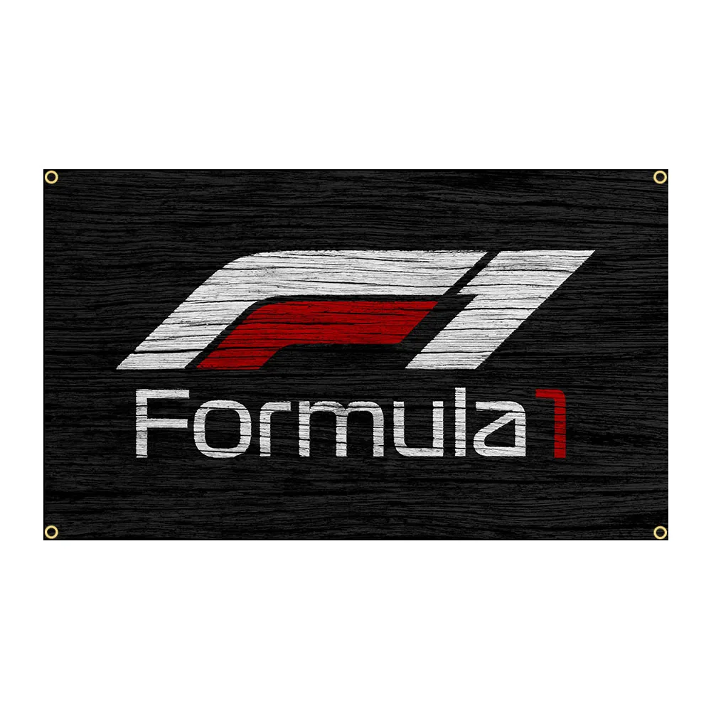 90x150cm 3X5FT Formula One Racing F1 Car Flag Polyester Digital Printing Banner For Garage or Out door Decoration