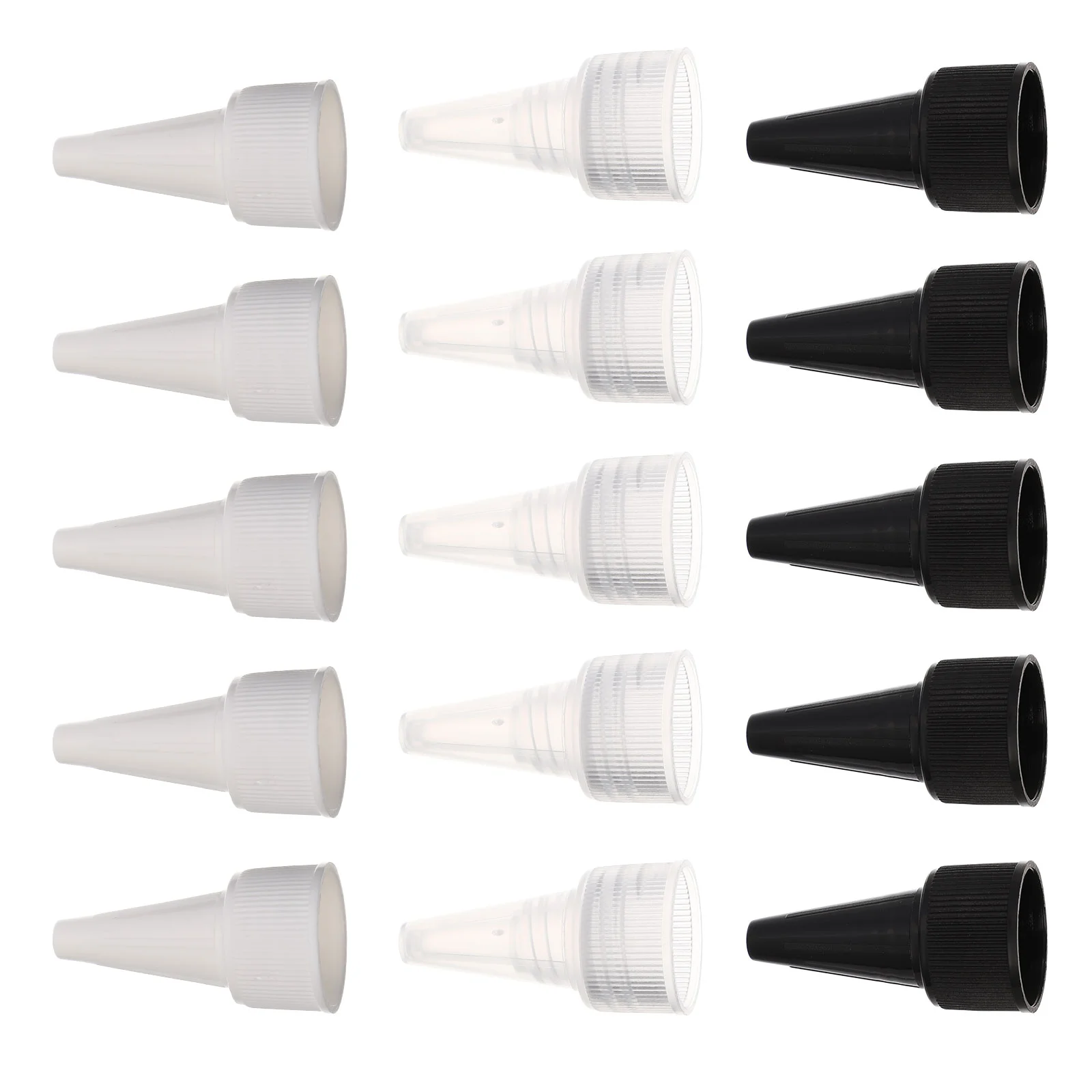 

36 Pcs Household Spike Cover Travel Tubing Core Plastic Portable Home Bottle Cap