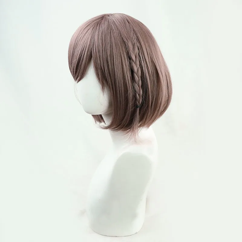 Virtual YouTube Vtuber Enanan Cosplay Wig Halloween Carnival Party Props Synthetic Hair Heat Resistant Fiber + Wig Cap