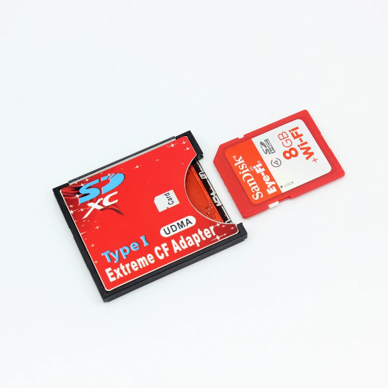 The Original SD To CF Card Sleeve Supports Wireless WifiSD Card Type I Adapter, Canon Nikon SLR Thin Card Sleeve