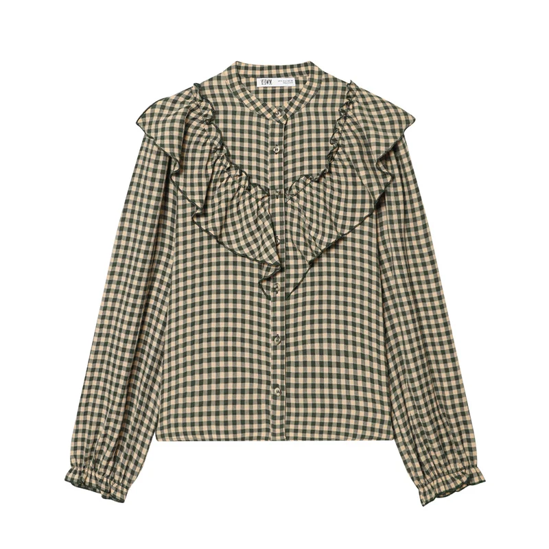 Chemise superposée en Tartan décontractée pour femmes, nouvelle Collection automne/hiver 2025, vêtements superposés