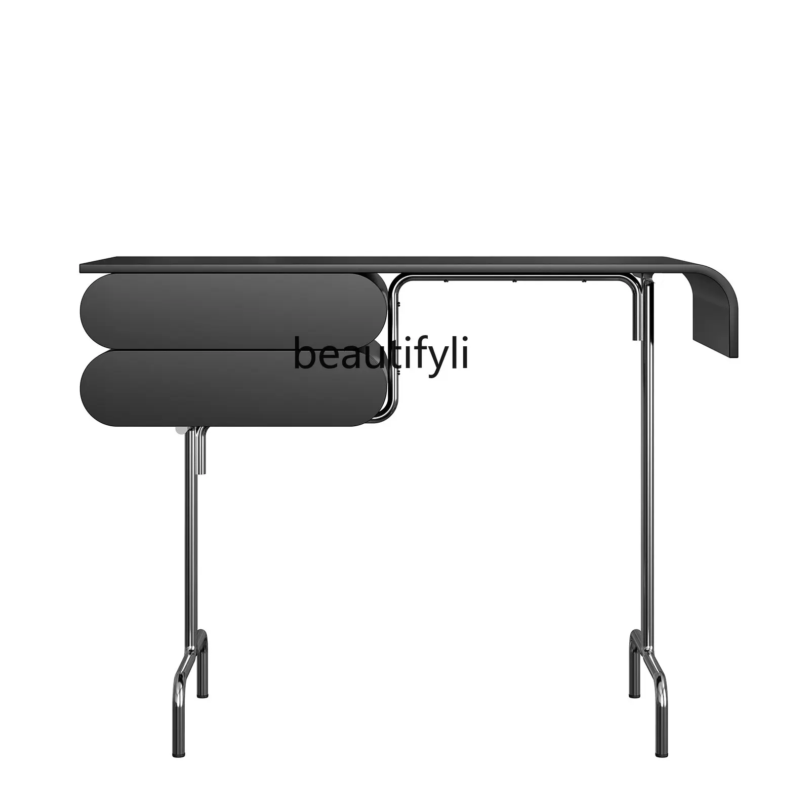 yj Simple Fresh Goddess Arc Dresser Bedroom Makeup Table Computer Desk