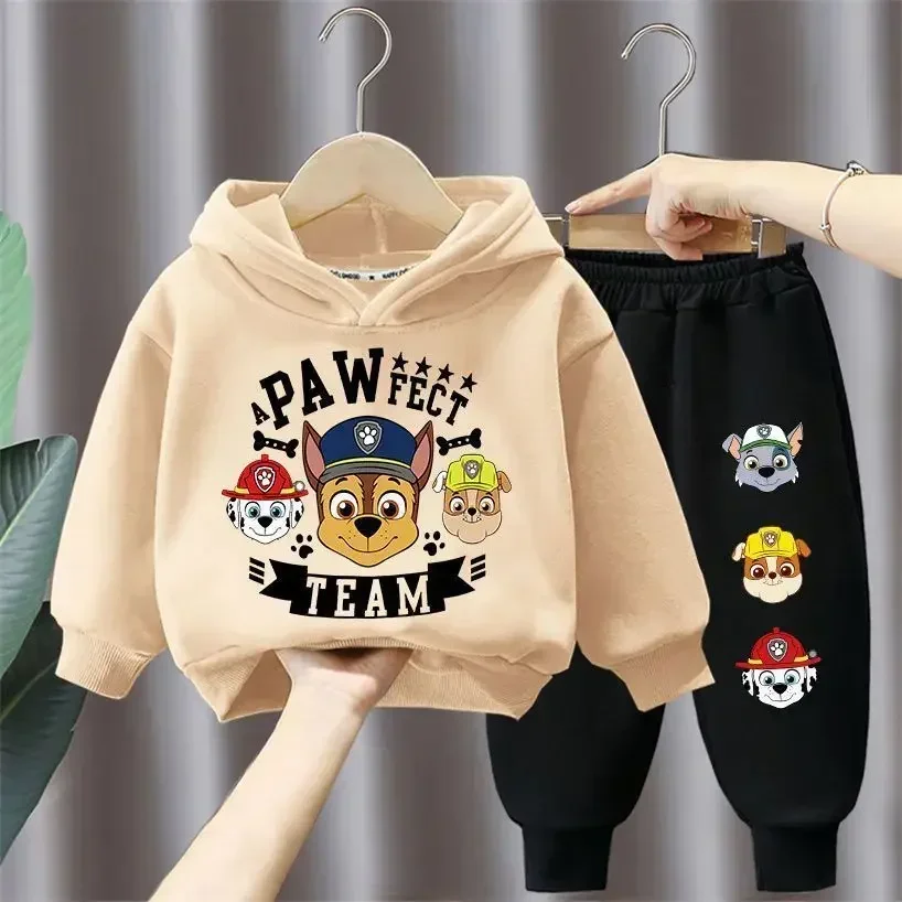 Kinder Frühling Herbst Langarm-Hoodies und Lange Hosen 2-teilige Sets Kinder Jogginganzug Sets Jungen PAW Patrol Trainingsanzug Kleidung – Detail 4