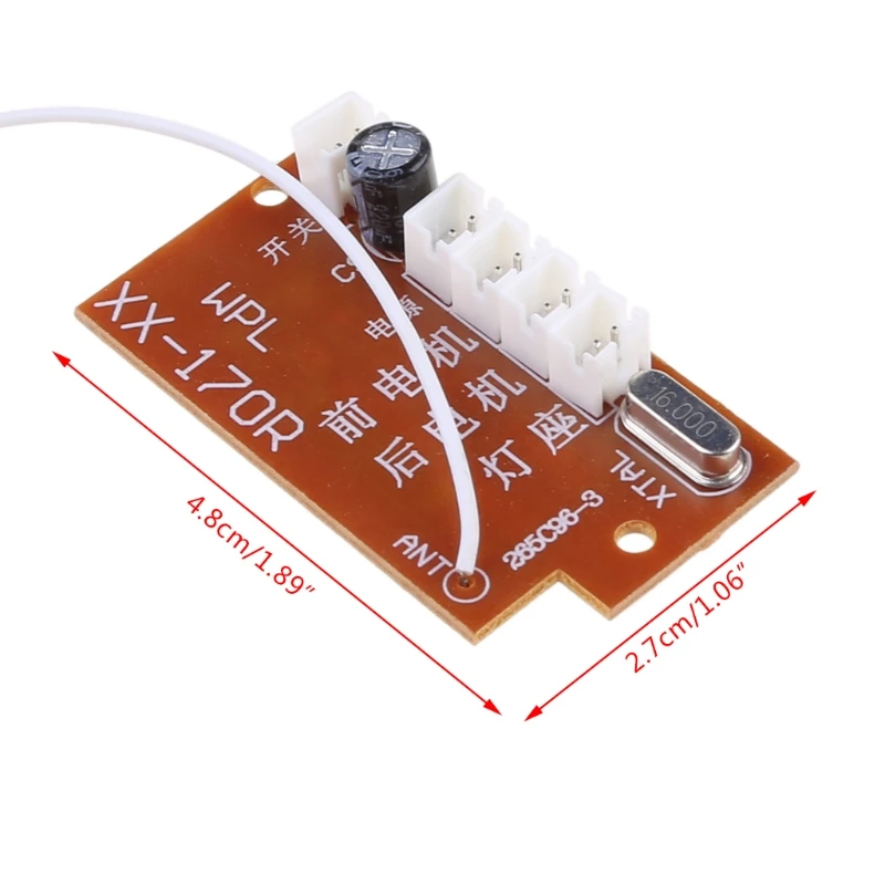 Receiver Main Board Panel for 1:16 Remote Controlled Climbing Car DIY Modified Kits for WPL B-1/B-24/C-14/C-24/B-16