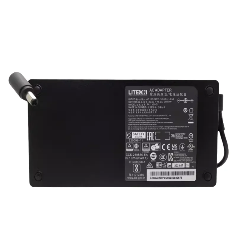 PA-1301-01 Original LITEON 20V 15A 300W 7.4×5.0mm AC Adapter Laptop Supply Charger