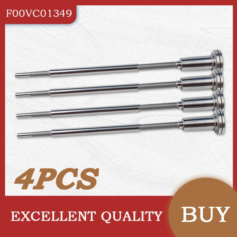 4Pcs F00VC01349 Contorl Valve Body Sets in Engine High-Temperature System Applitable For 0445110250 0445110249 Injectors YF1028
