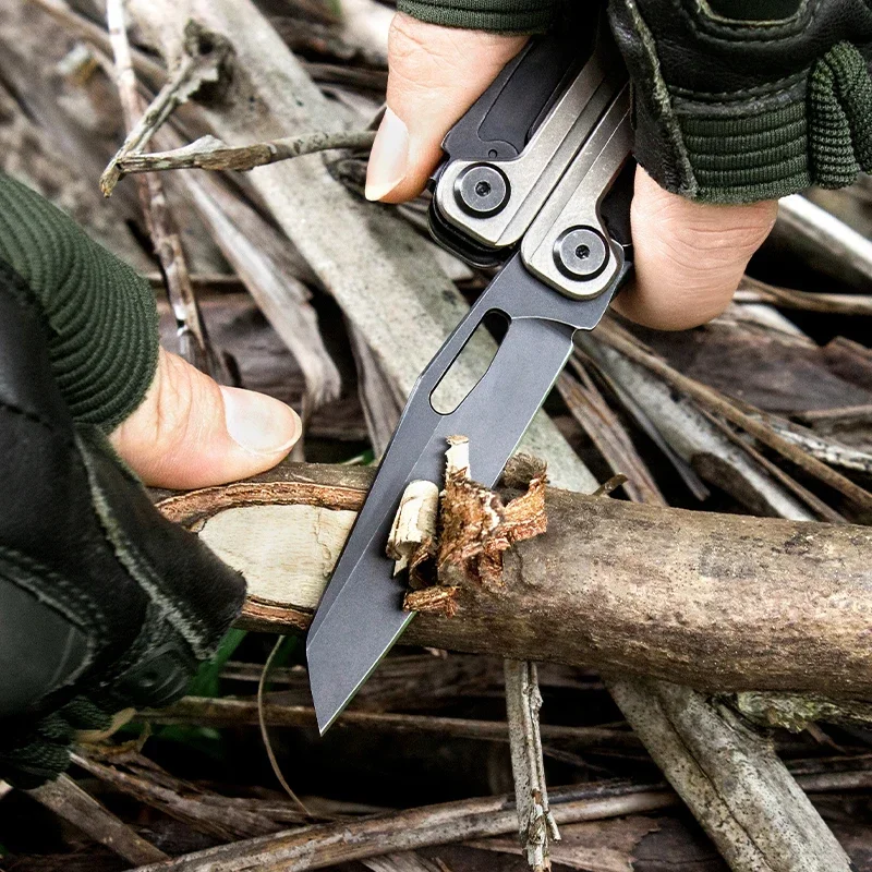 

BHBT Titanium Alloy Multitool Pliers 20 In 1 EDC Outdoor Camping Survival Screwdriver Multi Tool Household Maintenance