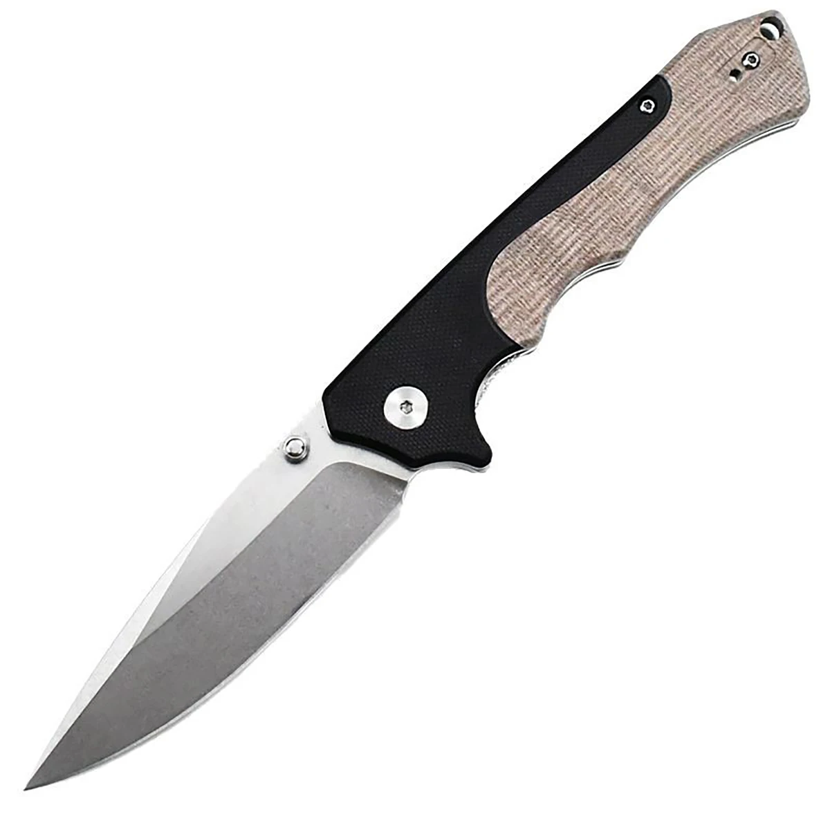 Coltello tascabile 5CR: multiutensile EDC pieghevole da uomo con manico G10. Ottimo per il campeggio, l'escursionismo, l'esplorazione, il fai da te, l'uso quotidiano, la pesca, la caccia. Regalo perfetto per San Valentino/festa del papà per uomo.