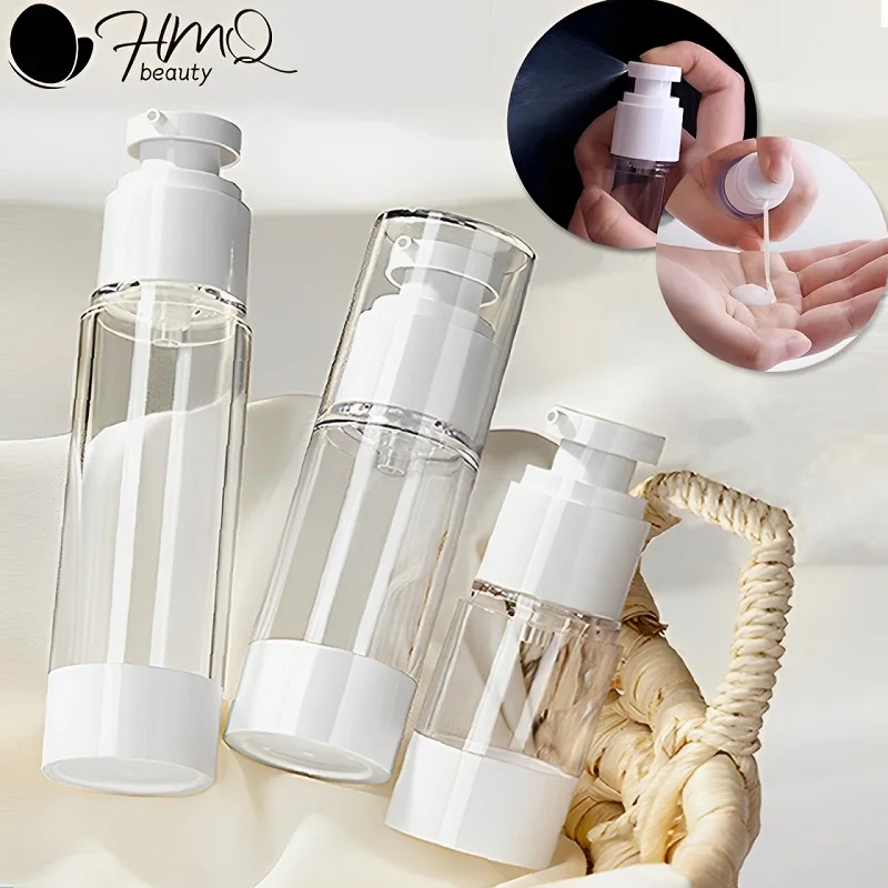 

Vacuum Pump Bottle Refillable Airless Lotion Pump Shampoo Liquid Storage Container Travel Lotion Dispenser Beauty Skin Care