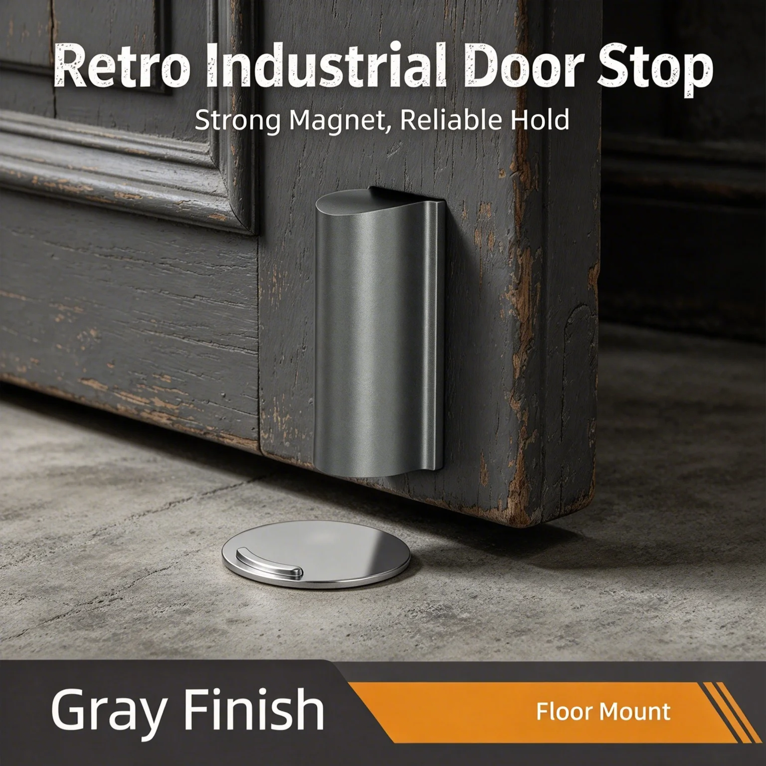 Magnetic Door Stopper Anti‑Slamming Design Protect Walls Prevent Door Damage Reliable Hardware For Household Interior Doors