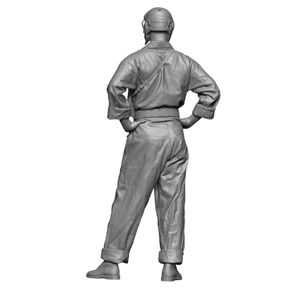 1/35 WW2 US tanker soldier, Resin Model figure soldier, WWII Military themes, Unassembled and unpainted kit