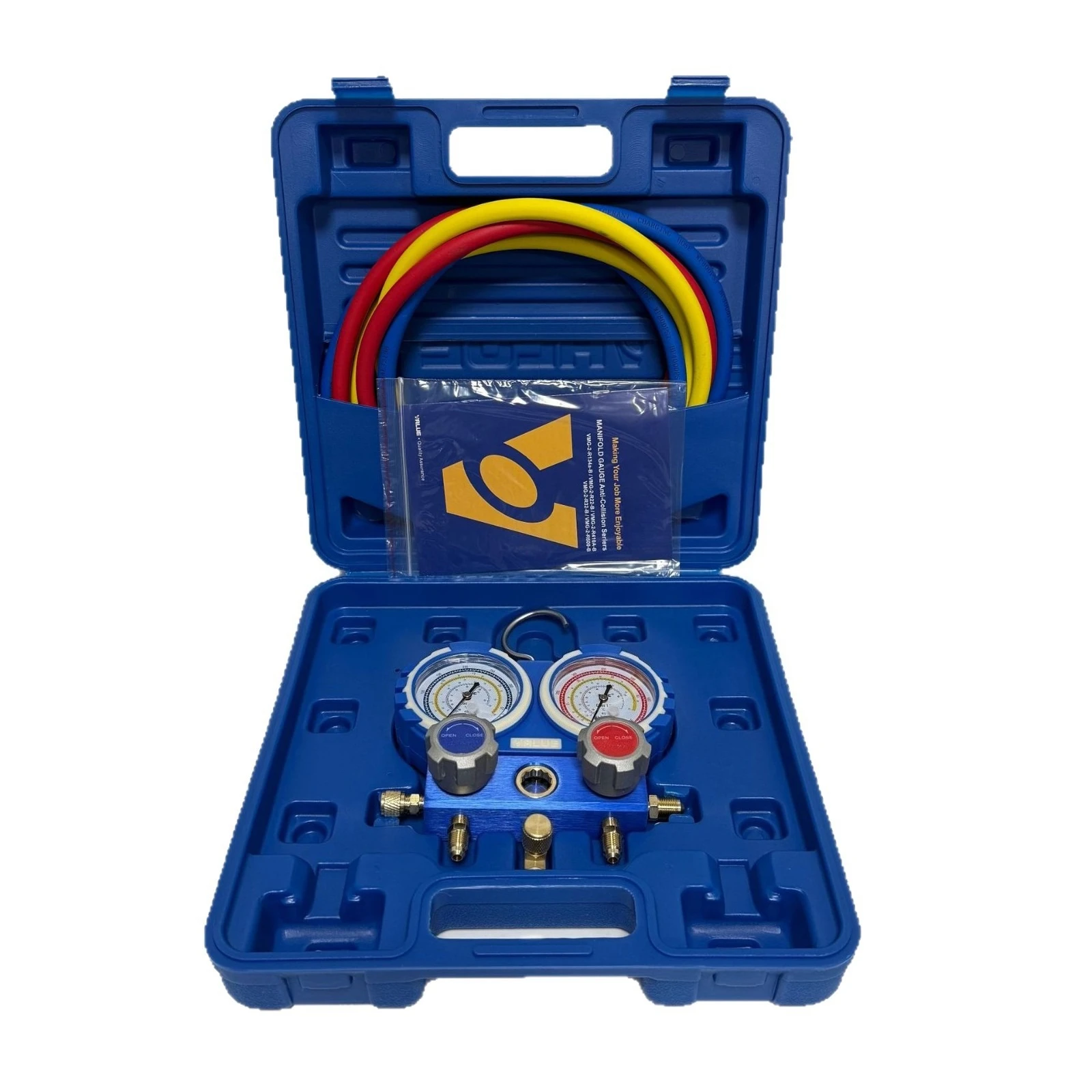 Air conditioner fluoride meter group Snow pressure gauge Double gauge R22R410R134 Refrigerant meter accessories