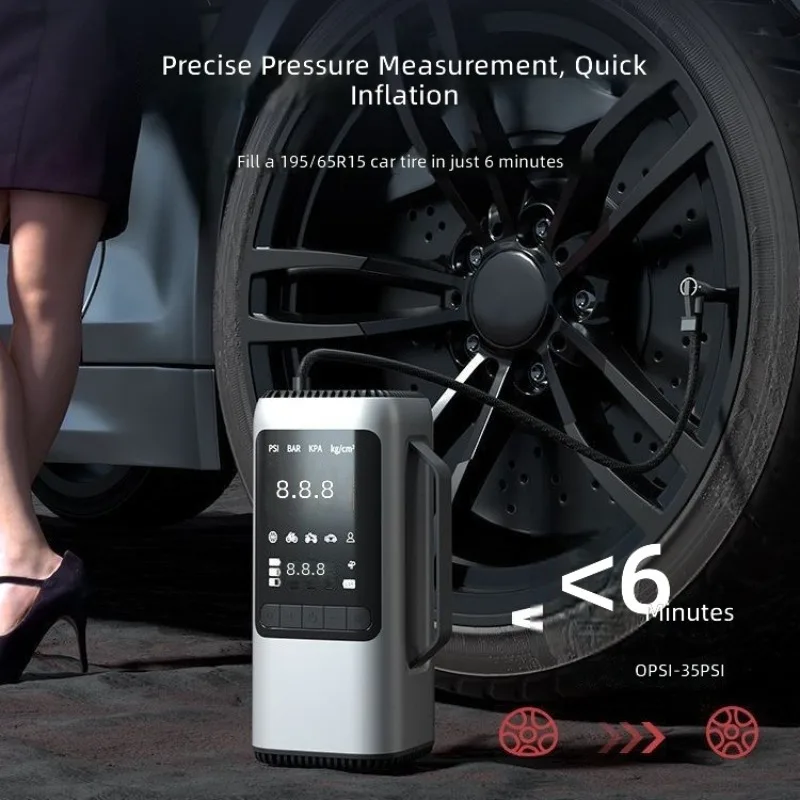 Car emergency power supply, power bank, vacuum, multi-function all-in-one air pump