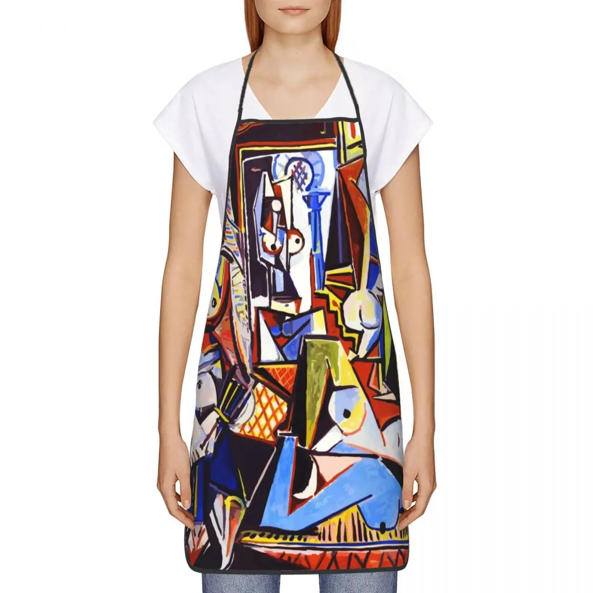 Pablo Picasso The Women Of Algiers Aprons for Women Men Les Femmes d'Alger Adult Kitchen Chef Bib Tablier Cuisine Cooking Baking