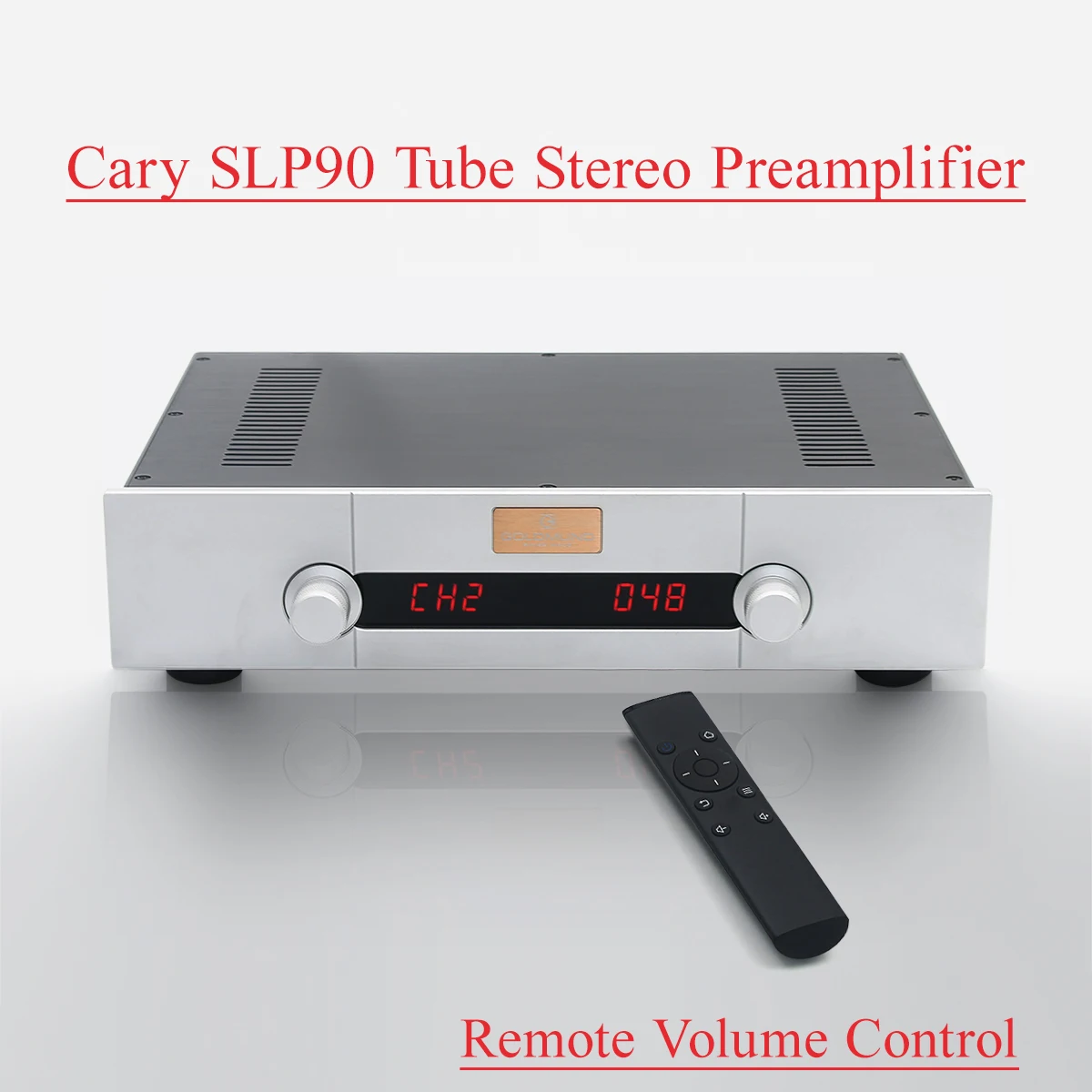 HiFi 업그레이드된 CARY-SLP90 프리앰프 리모컨 볼륨 프리앰프 ECC82 튜브 스테레오 프리앰프