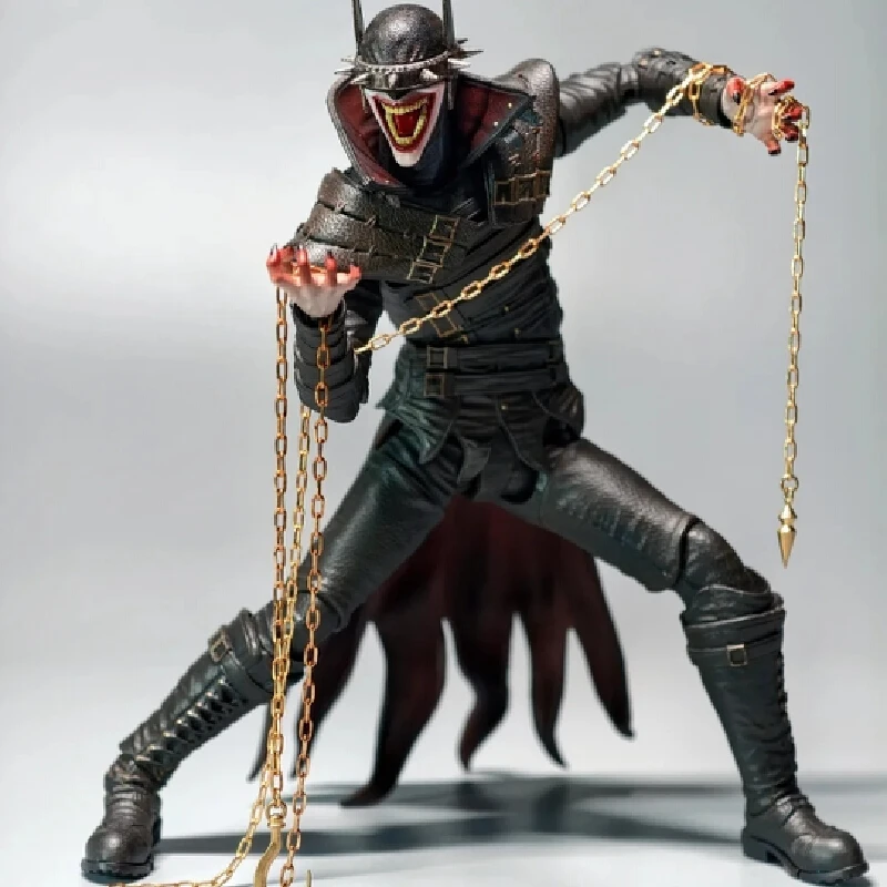 

Оригинальная коллекционная фигурка Lpzz Upfinegures Dark Nights Metal The Batman Who Laughs Laughing Bat, подарки, новинка, в наличии