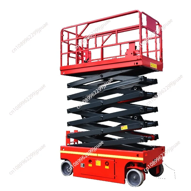 Self Propelled Mini Scissor Lift Mobile Electric Hydraulic Lifting Platform Portable Aerial Work Man Lift