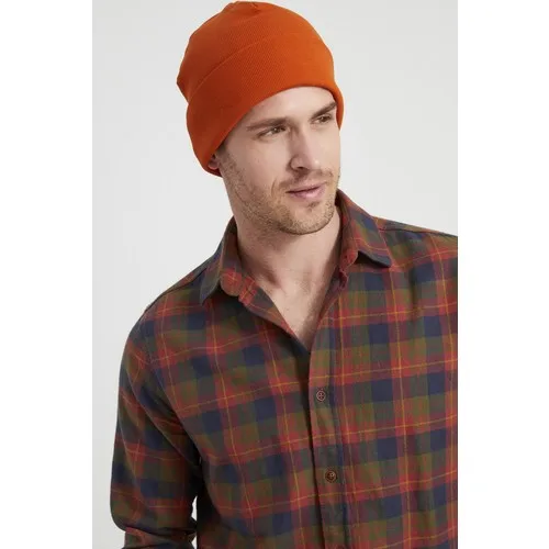 Butikgiz Male Young Tile Orange Hat Beanie-Sports Casual Cotton Handmade Domestic Production Difference