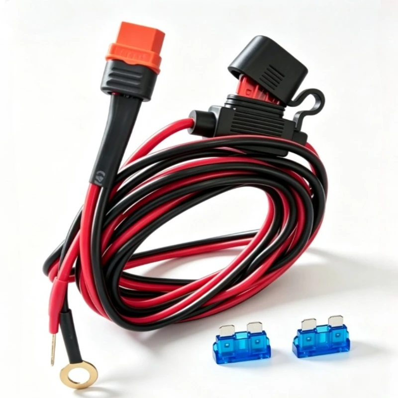 Off‑Grid Ready XT60/XT60I Female Cable 12AWG Weatherproof Rubber‑Coated Wire for Outdoor Solar Energy Storage Battery Charging