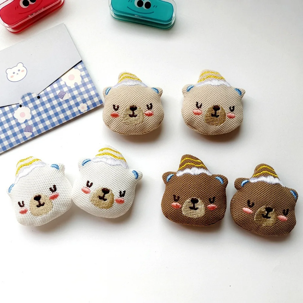 10pcs Cartoon cotton rabbit  dolls  patch  Padded Patches Appliques For Clothes Sewing Supplies DIY Hair Decoration 10pcs/lot