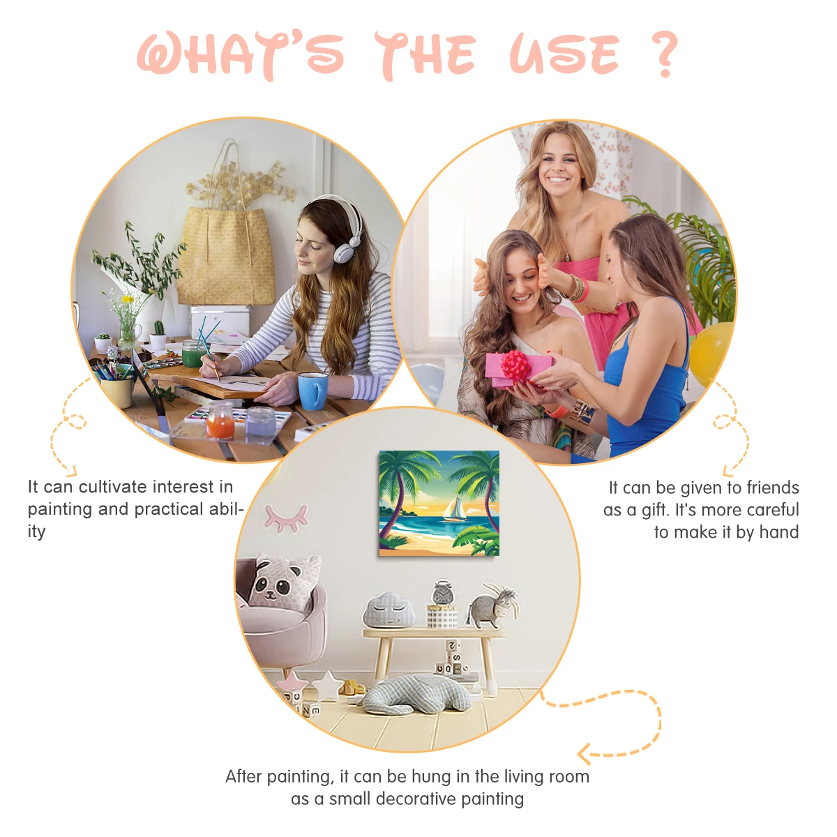 大人のためのルーポティ額入り絵画キット,ウコン現代壁芸術,数字によるアクリル絵画,スターターキット,DIYギフト