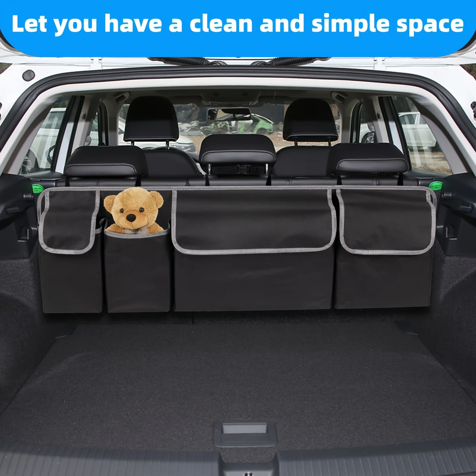 Multifunctional Oxford Cloth C - đánh giá và giá Car Trunk Organizer