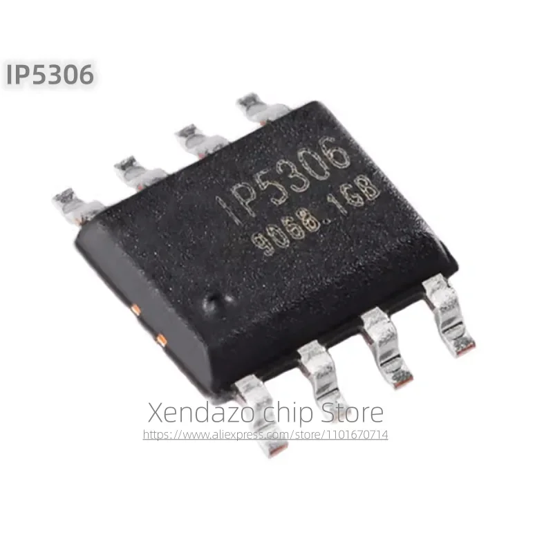 10pcs/lot IP5306 ESOP-8 package Original genuine 2.1A charging 2.4A discharging mobile power supply SOC chip