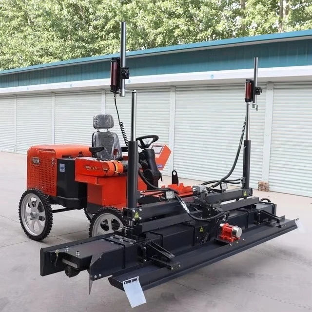 Diesel Four Wheel Automatic Concrete Road Laser Screeding Paver Machinery Vibrator Floor Leveling Machine for SALE