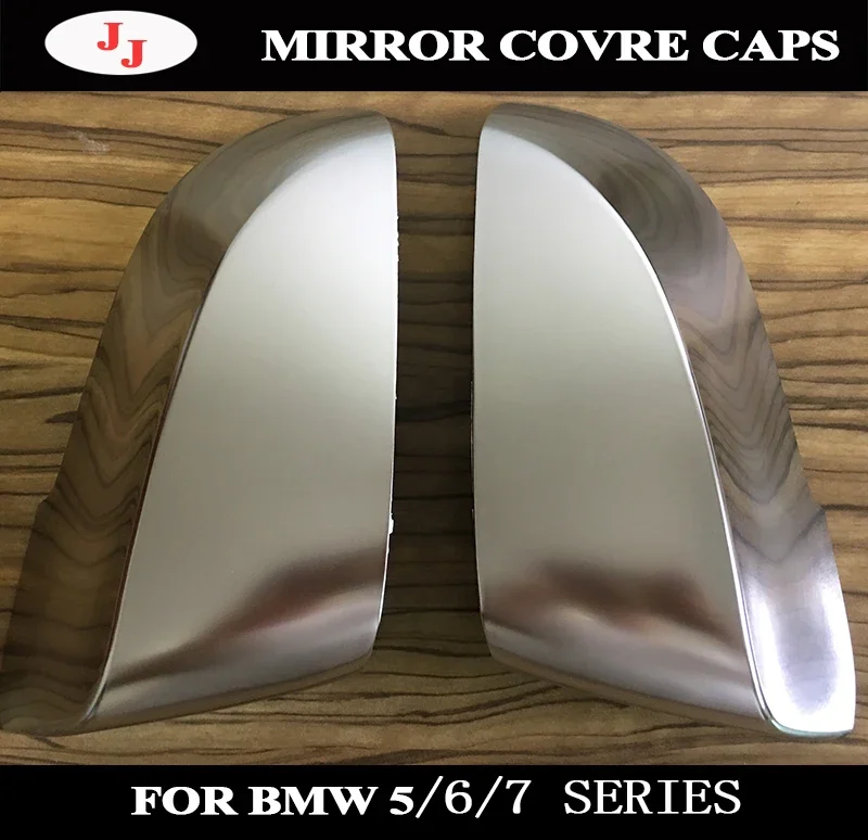 matt silver rearview door side wing mirror cover cpas For BMW 5 Series F10 F11 14-17 car mirror cover ABS