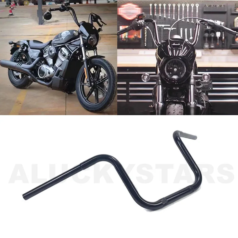 For Harley Nightster 975 RH975 Sportster S 1250 RH1250S High Quality 8" 10" 12" 14" Rise Ape Drag Hanger 1" Handlebar