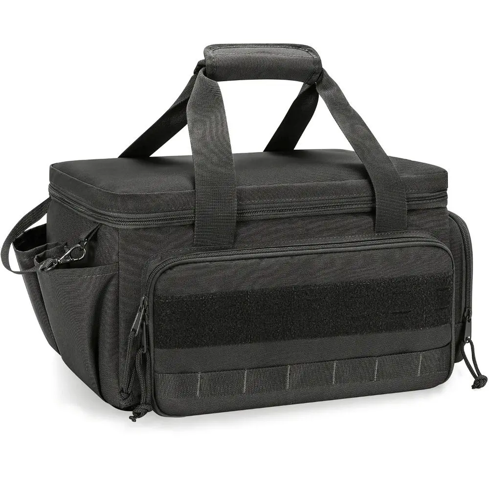 Easy Carrying Multifunctional Work BagComfortable Handle Tool Storage Bag Thick Padded Base Black Color Tool Case