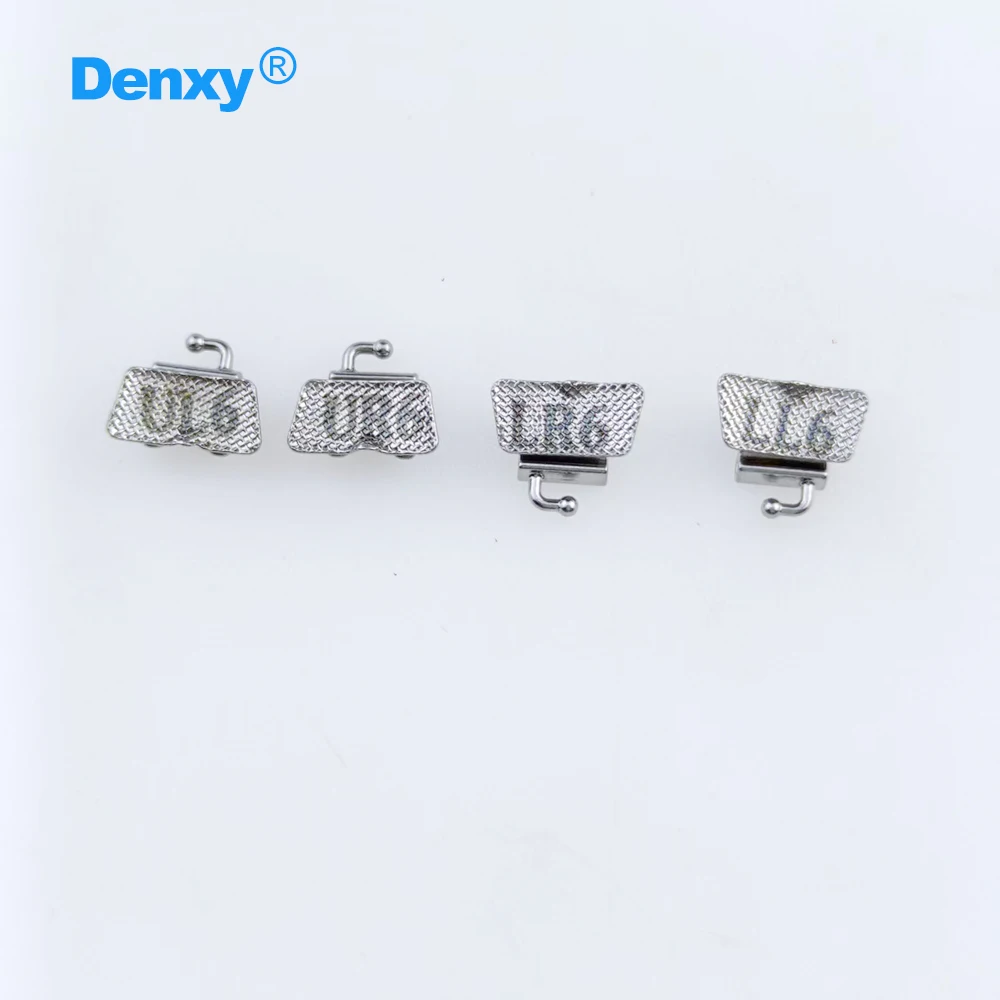 DENXY 20 Sets/80 Stück Kieferorthopädische 1. Molaren-Bukkalröhrchen U2L2 Roth/Mbt T022 Slot Rechteckige Konvertierbare Dental-Bukkalröhrchen – Detail 6