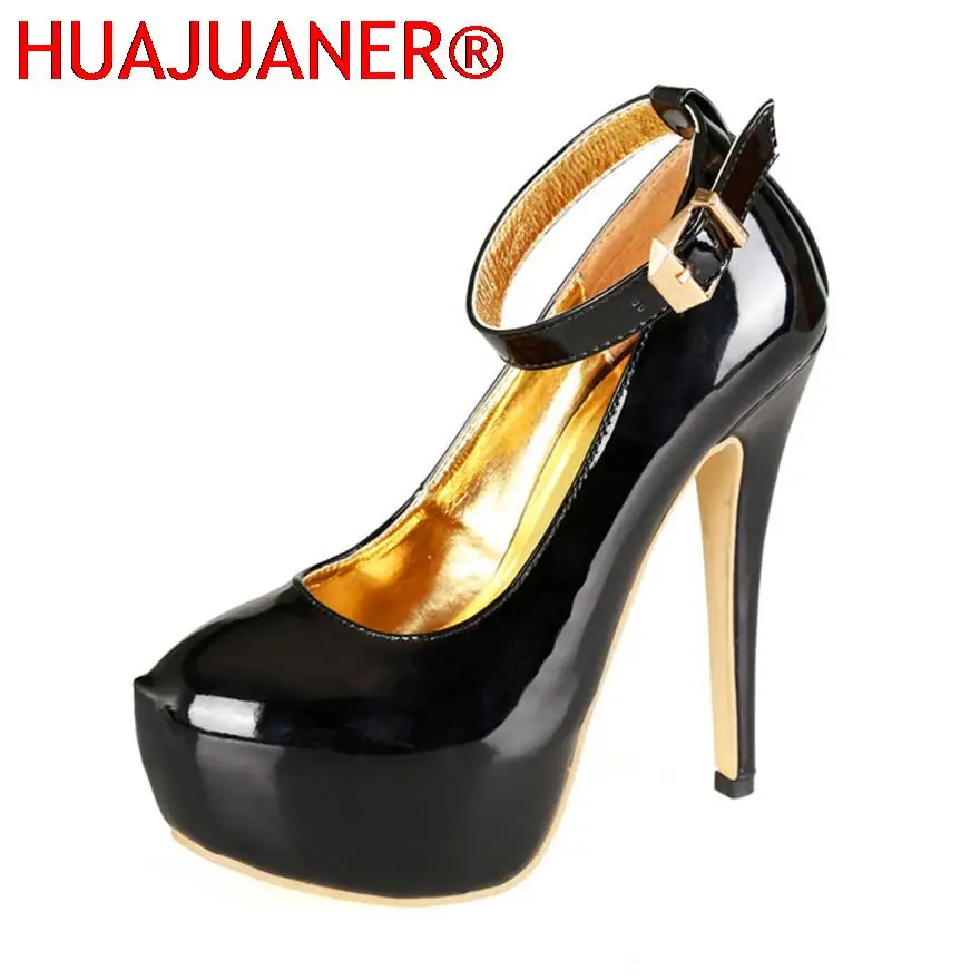 

Женские туфли-лодочки из лакированной кожи, на платформе