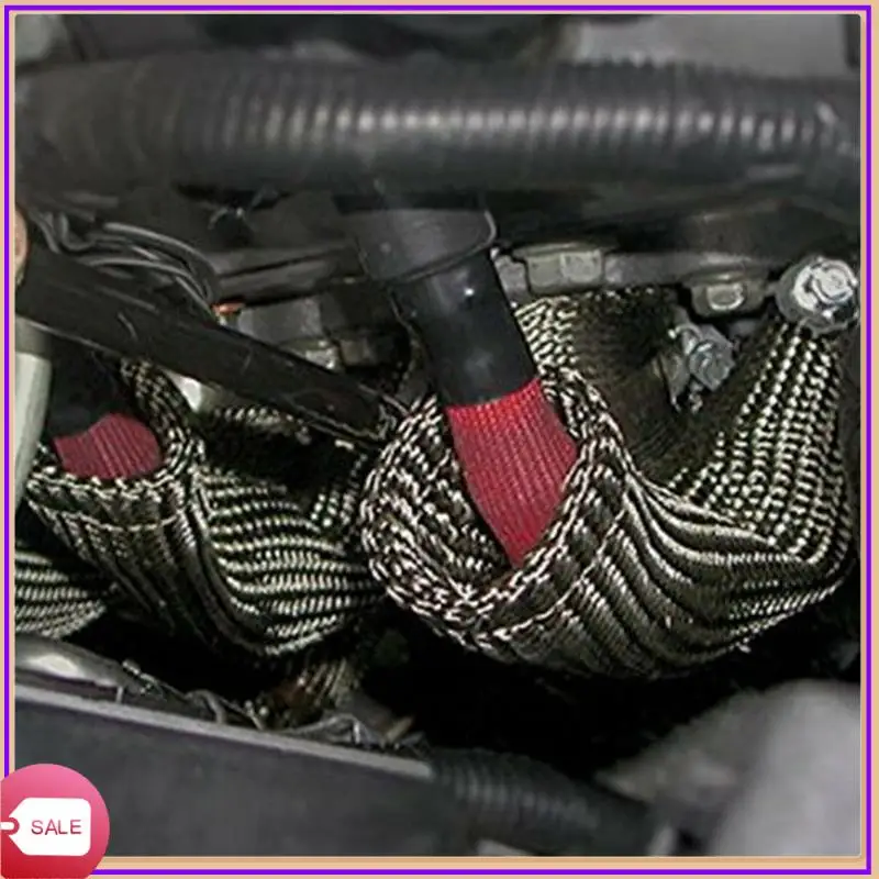 Prominent 8Pcs 2500° For Spark Plug Wire Boots Protector Sleeve Heat Shield Cover For LS1/LS2 Titanium