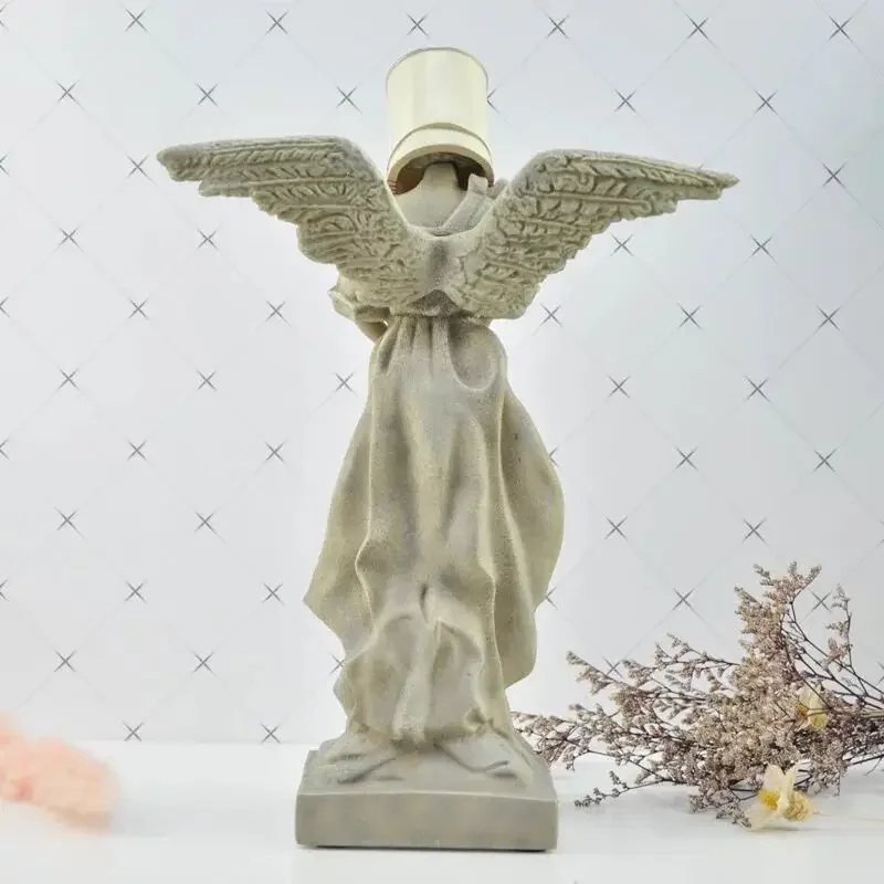 Nordic Modern Art Home Decor Statue,Banksy Top Street Art Figurine,Pour Paint Lron Bucket Angel Resin Sculpture,Home Decoration