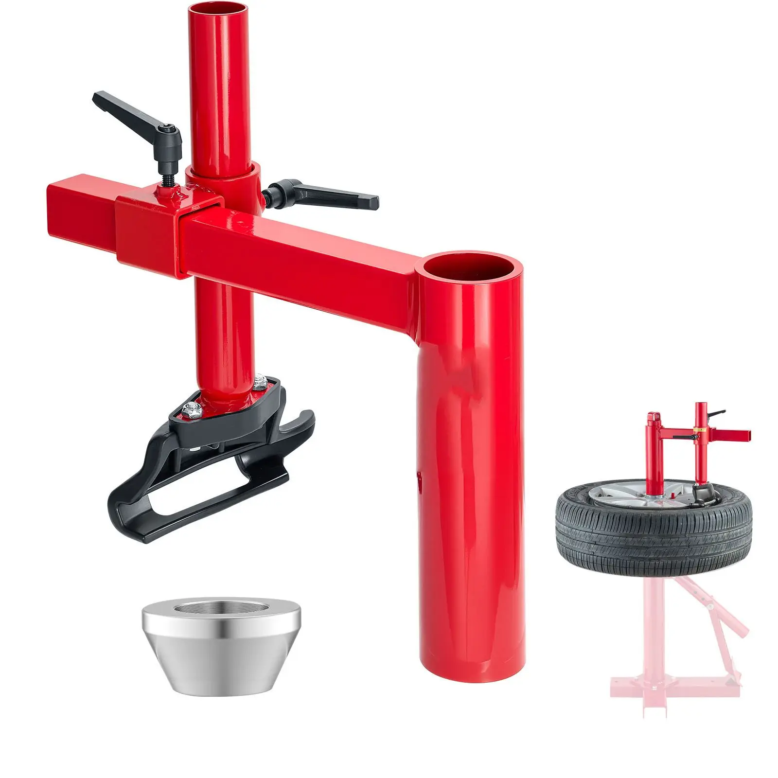 Manual Tire Changer Duck Head Kit with Silver Cone, Fit for 16