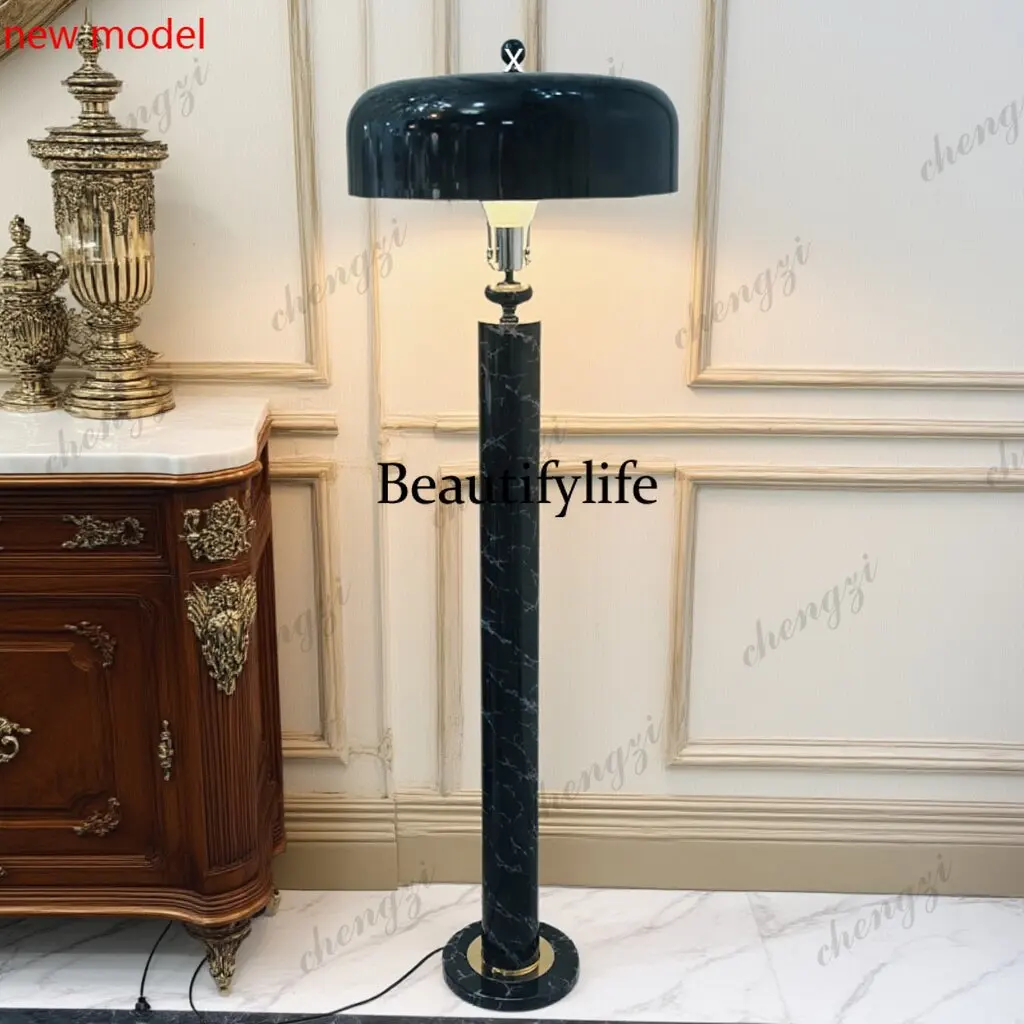 DD182Living room floor lamp light luxury, creative bedroom next to the sofa B & B vertical lamp