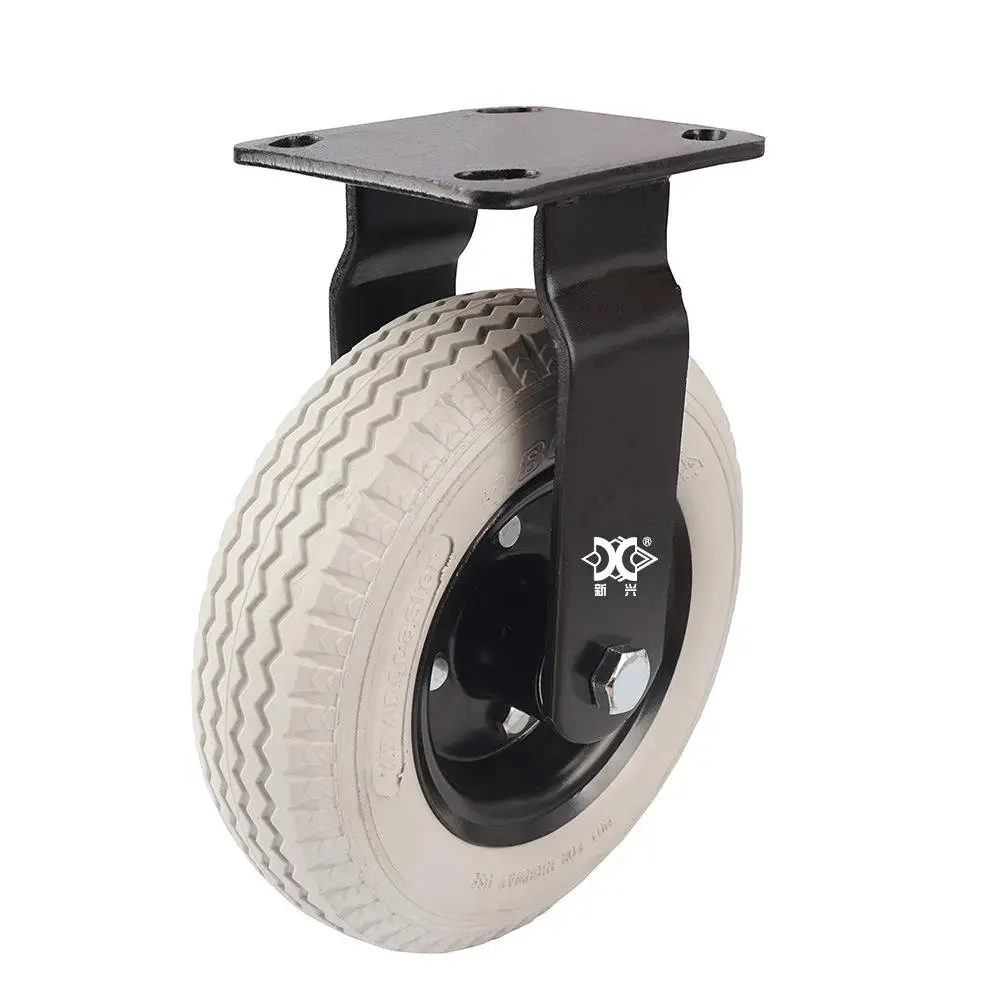 1 Pc 8-inch Pu Foam Wheel  Caster Polyurethane / Hotel Service Car Universal Factory Direct Selling