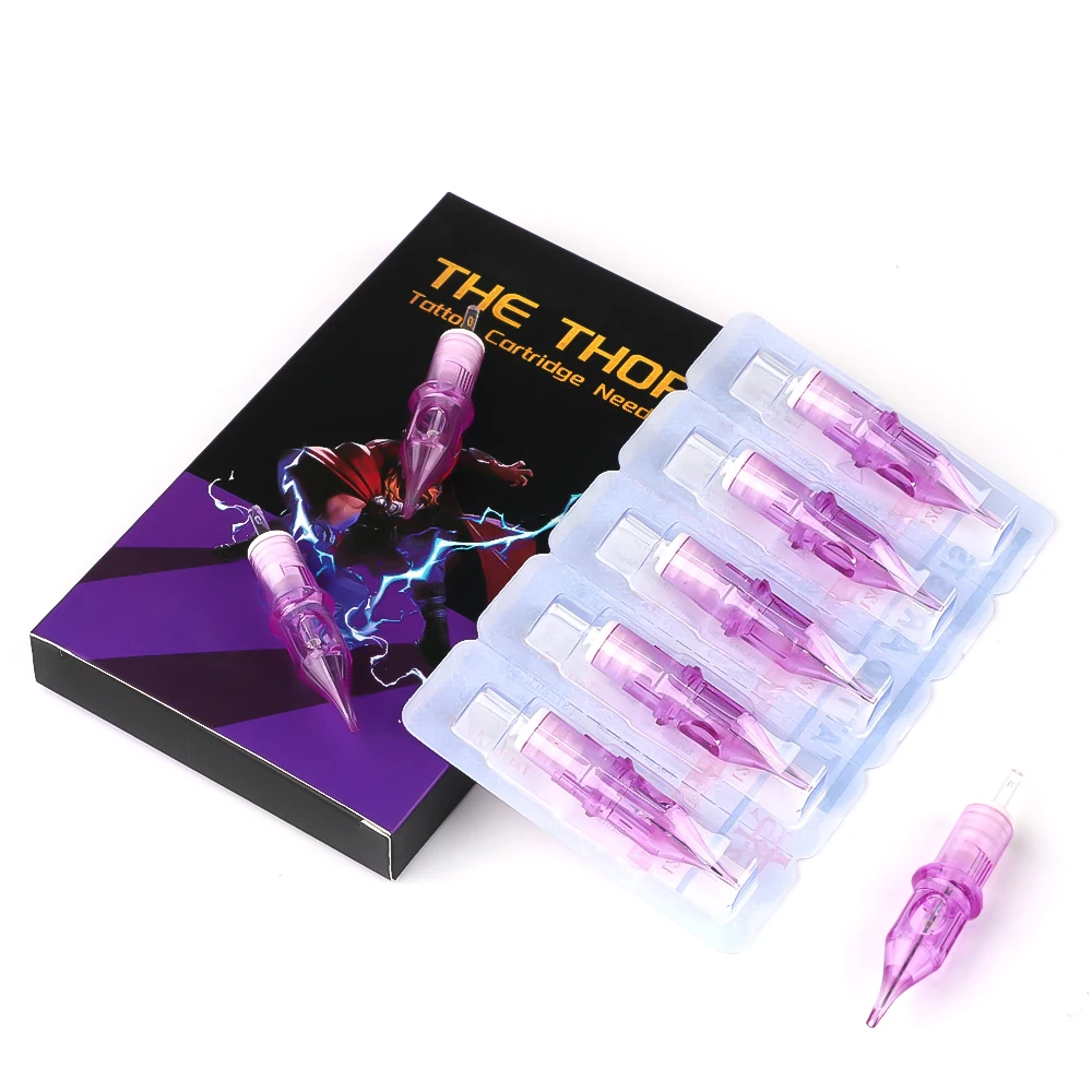 

10Pcs The Thor Tattoo Cartridge Needle 3RL Pro Round Liner Disposable Sterilized Safety Tattoo Needle For Tattoo Machines Pens