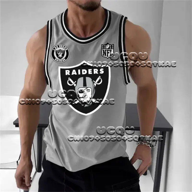 2025 Chaleco de gran tamaño con estampado informal de Rugby para hombre, Jersey Raiders, camisetas deportivas, camisetas imprescindibles para fanáticos, chaleco estampado 3D, Top para niños
