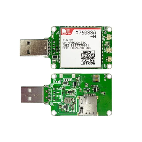 In stock A7608SA-H USB Dongle Modem with Antenna SIMCOM 4G LTE Cat4 Module Modem breakout kit for Australia/South America