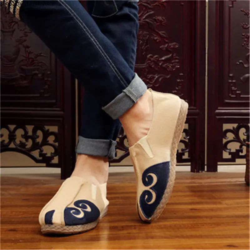 Traditional Chinese Kung Fu Cotton Shoes Tai Chi Martial Arts Training Cloth Shoes Breathable