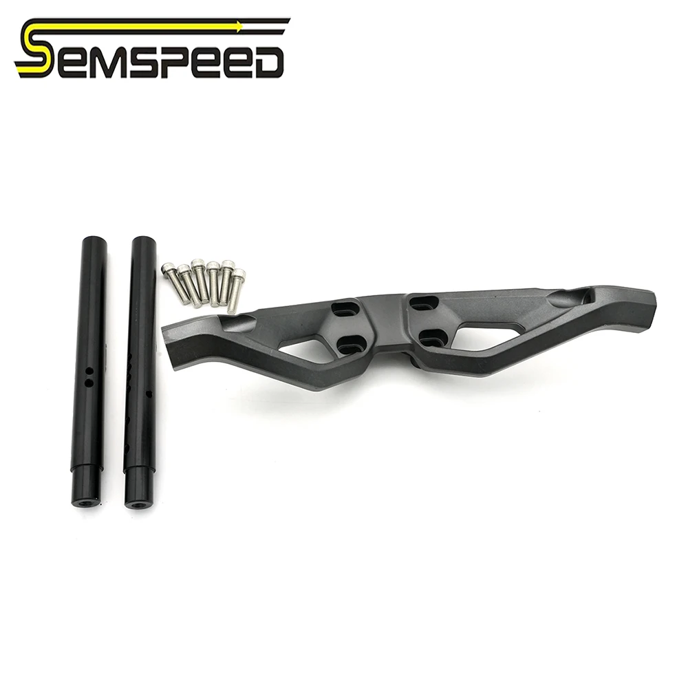 Semspeed Motorrad CNC Lenkerhalterung Lenker-Clip-Ons Halterung für Honda PCX125/150/160 2012-2024 YAMAHA NMAX 155 2016-2019 – Detail 5