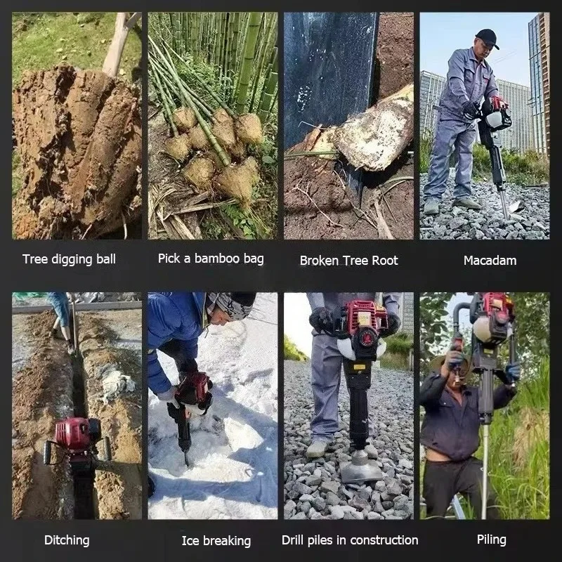 Handheld Gasoline Tree Digger Tree Planting Digging Machine Forestry Machinery and Equipment Tree Transplanter