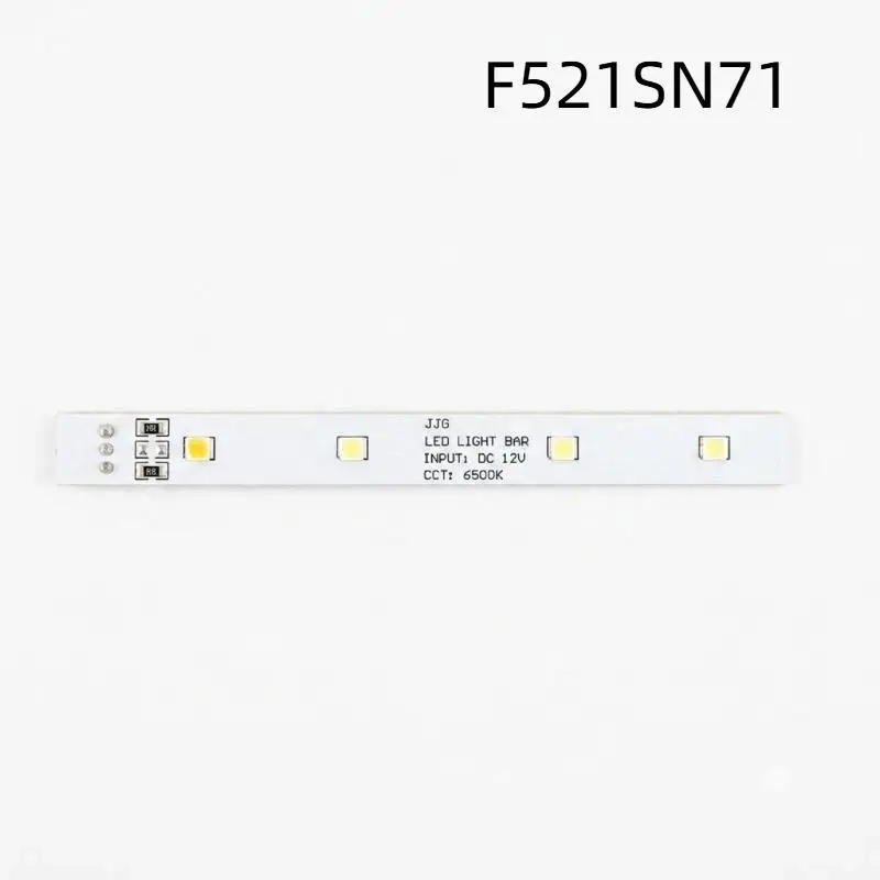 F521SN71 Compatible LED Refrigerator Light Strip Bar DC 12V 6500K White Easy Mount Kitchen Fridge Spare Part