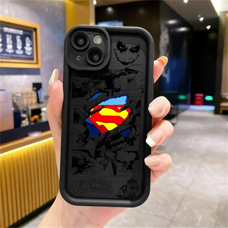 B-Bat-man Spider Logo Phone Case for Realme C15 C20 C21 C21Y C31 C35 C53 C55 11 Pro 12 8i 9i 10 10 Pro 4G 5G Soft Cover