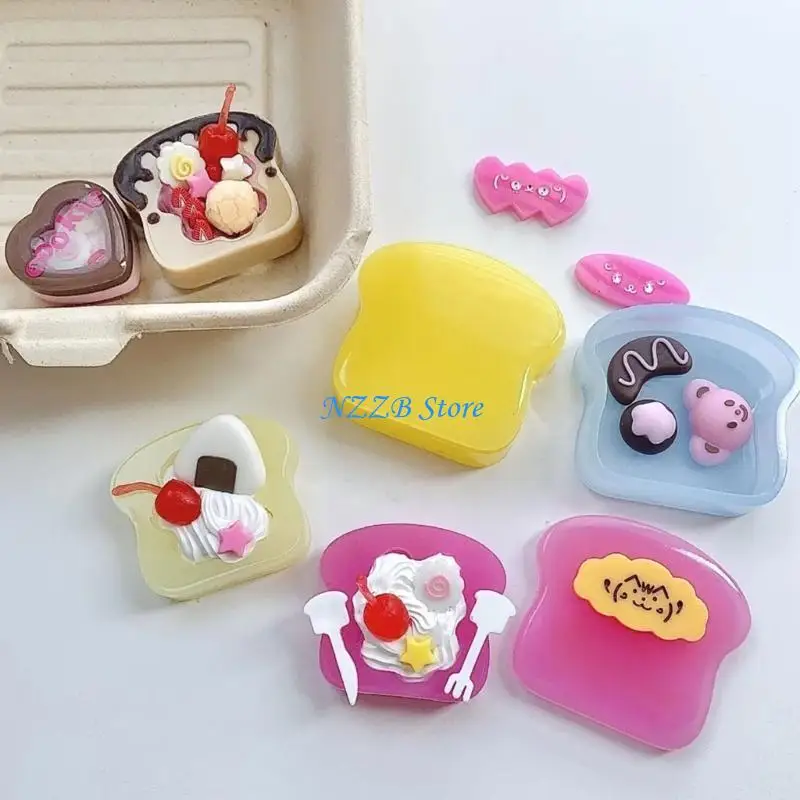 

T21F Lovely Shaped Casting Mold Storage Box Mold Durable Silicone Case Mold